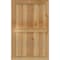Ekena Millwork Framed Board-n-Batten Shutters, Rough Sawn Western Red Cedar, 21 1/2W x 34H, PR RBF06S21X034RWR - alternate 2